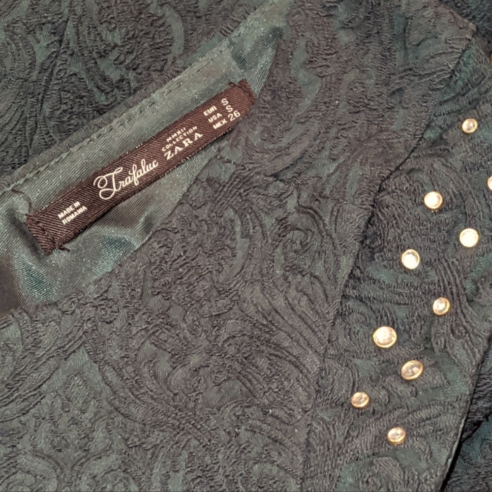 Zara Emerald Green Cocktail Dress - Picture 5 of 5